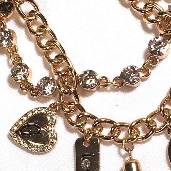 3/$29! GUESS Charm Bracelet Heart, Arrow, "Love" - Picture 8 of 8
